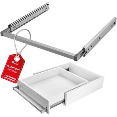1 Paar SOTECH Schwerlastauszüge KV2 100 H53 L900 LC 900 mm mit Lock in
