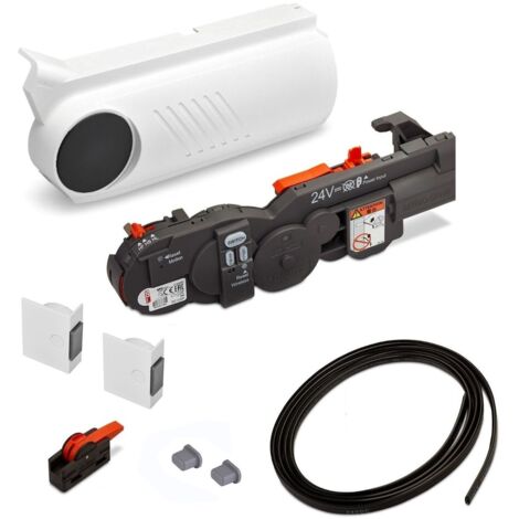 Blum SERVO-DRIVE 21SA001 Komplett-Set seidenweiß für AVENTOS HF (Hochfaltklappe)