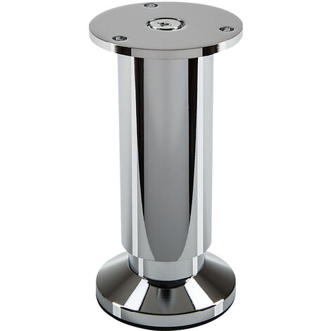 Möbelfuß ALPHA Chrom poliert Höhe 120 mm