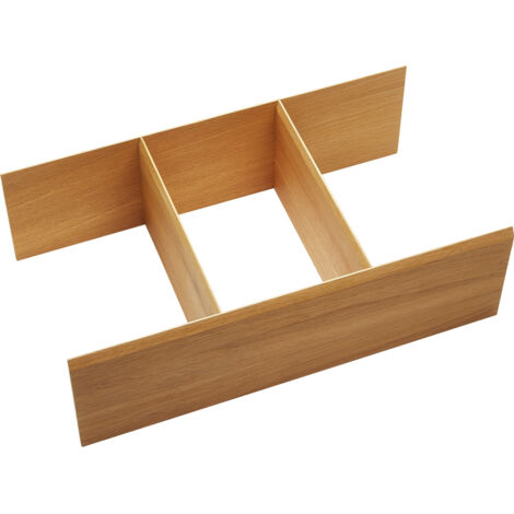 ORGA-BOX Schubladeneinsatz Auszugseinsatz Ordnungssystem für Apothekerschränke Multifunktionseinsatz 473 x 273 x 145 mm, Eiche lackiert von SOTECH