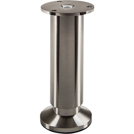 Möbelfuß ALPHA Edelstahloptik Höhe 150 mm