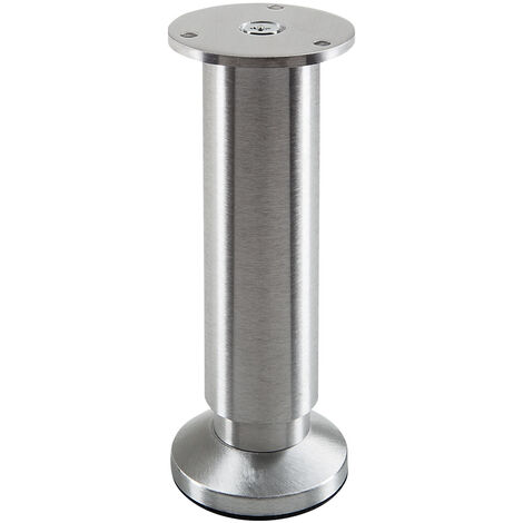 Möbelfuß ALPHA Alu gebürstet Höhe 150 mm
