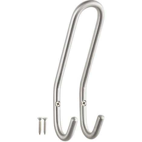 SOTECH Garderobenhaken FARA 190 mm Edelstahl, 1 Stück