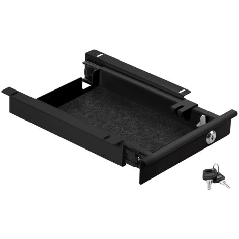 CAVO Schreibtisch Unterbauschublade abschließbar Breite: 220 mm schwarz