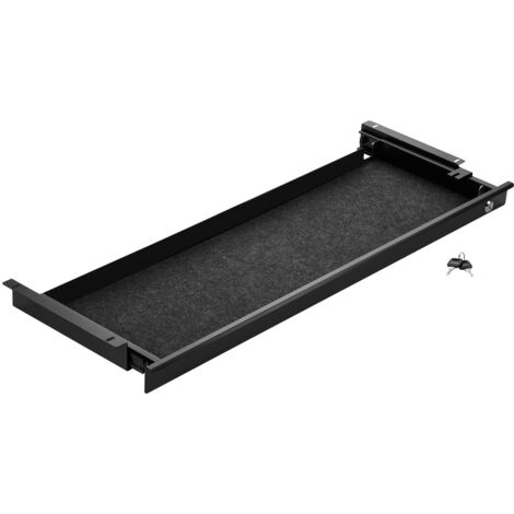 CAVO Schreibtisch Unterbauschublade abschließbar Breite: 850 mm schwarz