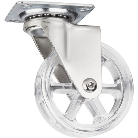 SO-TECH Design Möbelrolle RAPID Rollen-Ø 75 mm transparent Tragkraft 35 kg