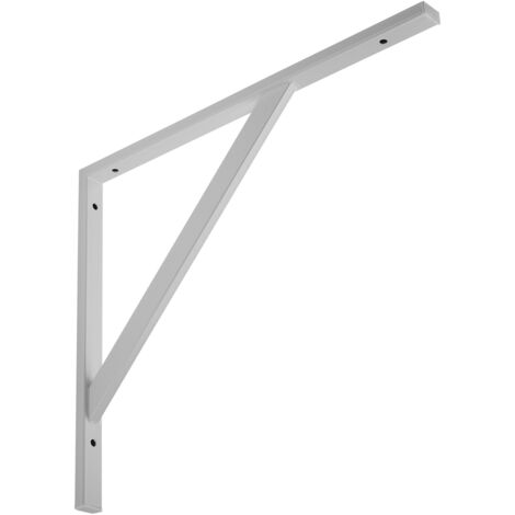 SO-TECH Schwerlastkonsole Schwerlastwinkel Regalwinkel Wandkonsole Stahl, Tragkraft 75 kg / Paar, 495 x 415 mm weiß - 1 Stück