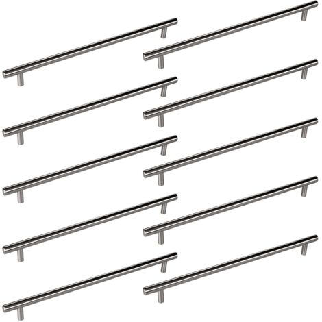 Stangengriff/ Relinggriff G10 BA 320 mm Edelstahl gebürstet, 10 Stück