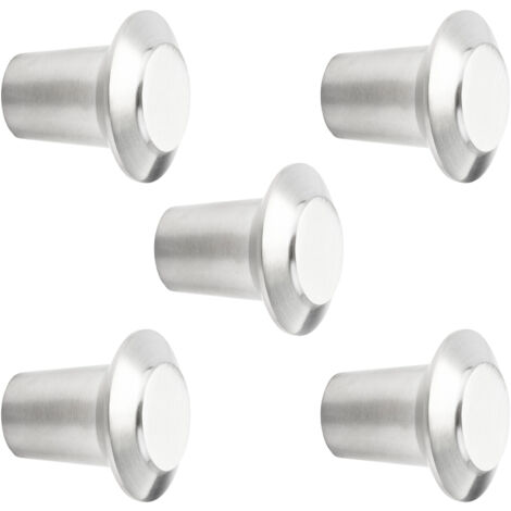 5er Pack - Möbelknopf EK04 Ø 30 mm Edelstahl gebürstet Möbelknauf von SOTECH