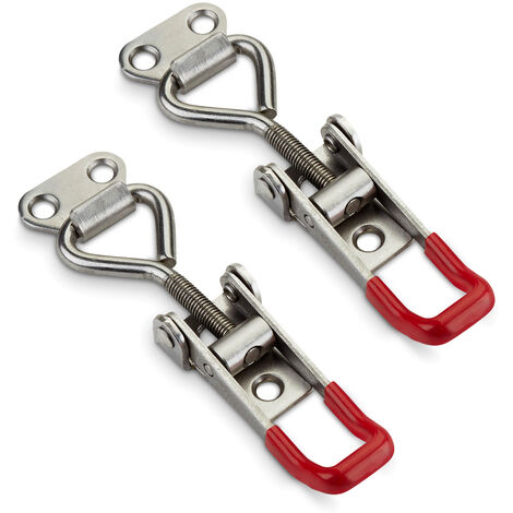 2er Set SOTECH Spannverschluss M5 (Haltekraft 165kg) Edelstahl SS304 verstellbarer Kistenverschluss Schnellspanner