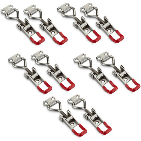 10er Set SOTECH Spannverschluss M5 (Haltekraft 165kg) Edelstahl SS304 verstellbare Halteklaue