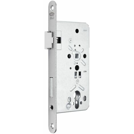BKS Türschloss Profilzylinderschloss Klasse 3 Dornmaß 55 mm Stulp 24 mm DIN Links Entfernung 72 mm Haustürschloss Einsteckschloss von SOTECH für Eingangstüren