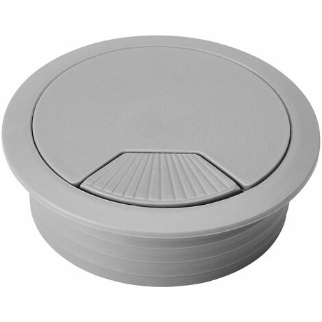 5er Pack - Kabeldurchlass Kunststoff Ø 60 mm grau