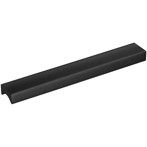Griffleiste GÖTEBORG BA 128 mm Schwarz eloxiert