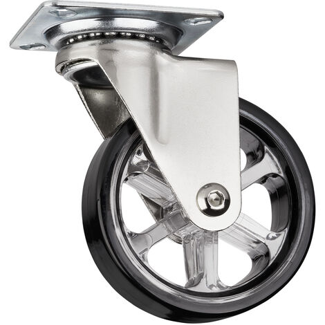 SO-TECH Design Möbelrolle RAPID Rollen-Ø 75 mm schwarz Tragkraft 35 kg