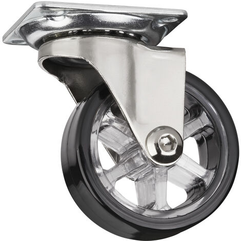 SO-TECH Design Möbelrolle RAPID Rollen-Ø 50 mm schwarz Tragkraft 35 kg