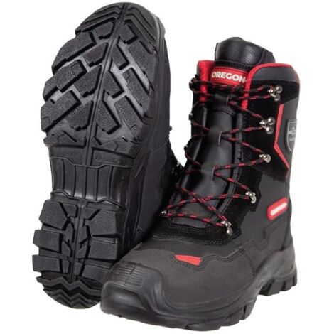 Oregon Yukon Schnittschutz Stiefel Grösse 47 Forst Leder Class1 S2 EN ISO