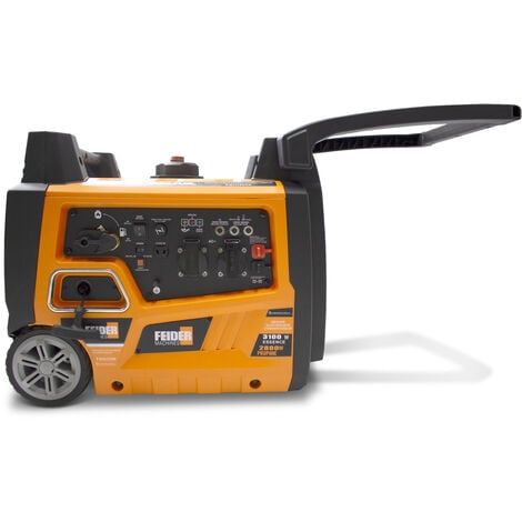 Groupe Électrogène Bi-Carburation 3300 W Démarrage Manuel Inverter - FEIDER FGHI3500