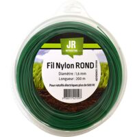 Fil nylon Rond 1,6 mm - 200m FNY004 JR