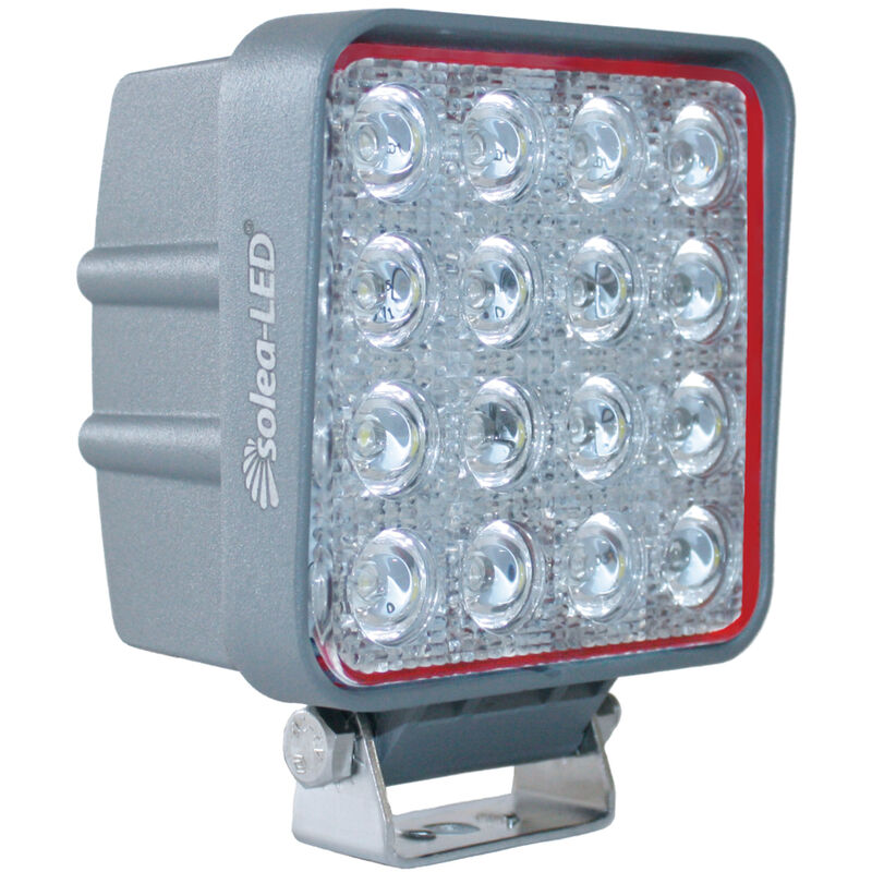 Phare de travail a leds 40 watts - 3600 limens - 12/24v connexion prise  deutsch