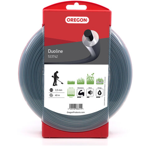 Ligne de coupe à brosse Oregon Duoline 3,5 mm de diamètre, 40 m de longueur (1/5)