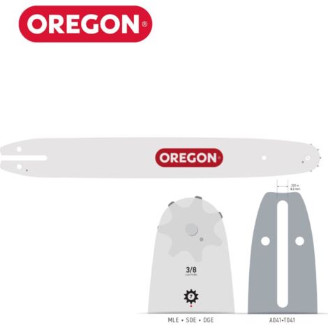 Guide chaîne tronçonneuse 3/8LP SDEA041 Simple rivet Oregon  45cm
