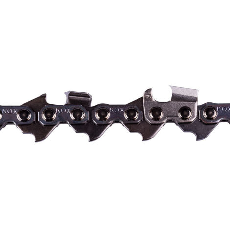 Chaînes de tronçonneuse KOX burin plein 3/8", 1,6 mm, 76 maillons.