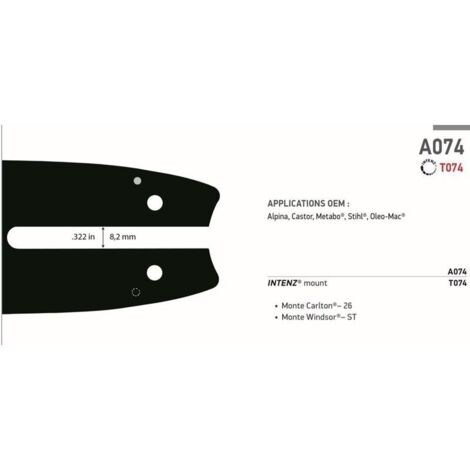 Guide Tronçonneuse 40cm Pas 325 Jauge 063 Compatible Stihl AEG - 163SLGD025