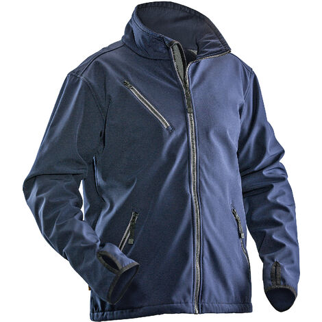 JOBMAN Veste Softshell 1201, bleu marine, taille XL (1/4)
