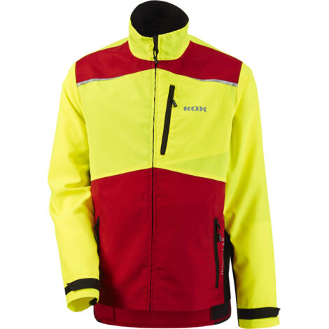 Veste forestière KOX Mistral Rouge/Jaune Taille L