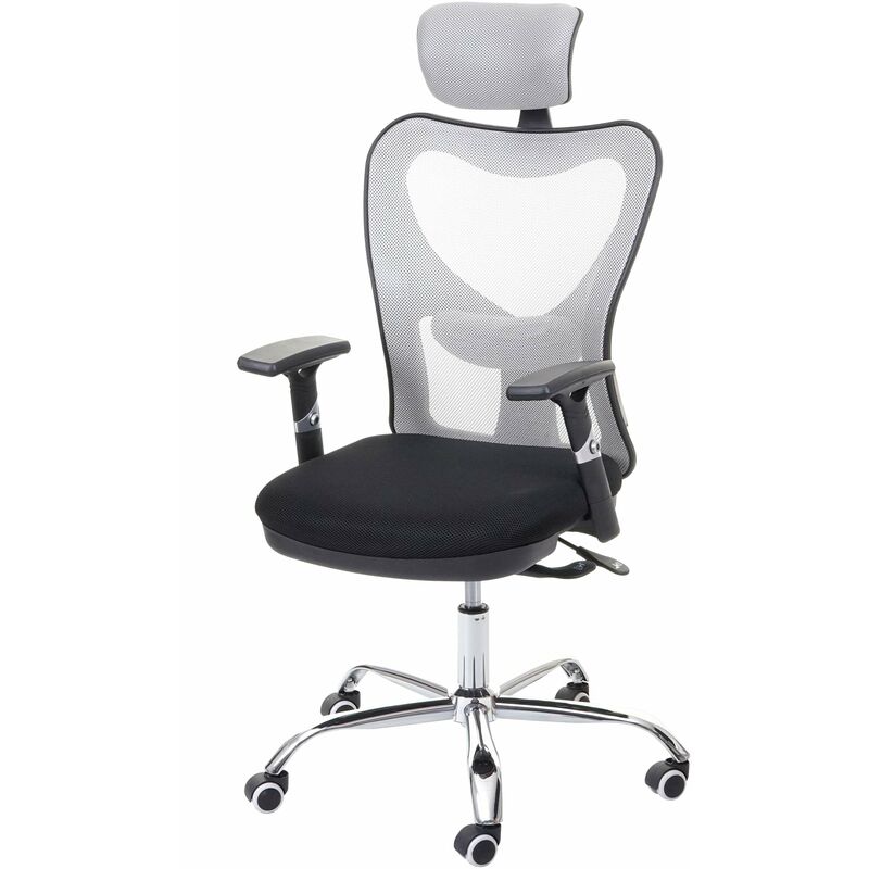 Songmics Chaise de bureau ergonomique avec repose-pieds - noir, charge de 150  kg, hauteur réglable et fonction rocker Moderne - Songmics