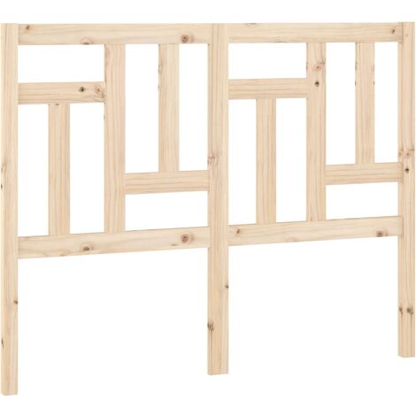 Tête de lit accessoire couchage chambre à coucher meuble 145,5 x 4 x 100 cm bois de pin massif TDL0206702 (1/4)