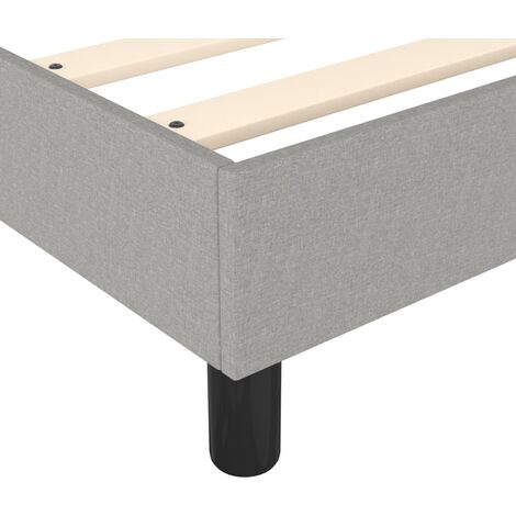 Maison Exclusive - Sommier à lattes de lit matelas LED Gris clair