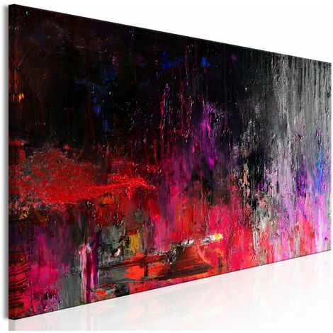 Tableau toile de décoration murale impression premium en 1 partie sur châssis en bois motif Août chaud 90x30 cm 110013796 (1/3)