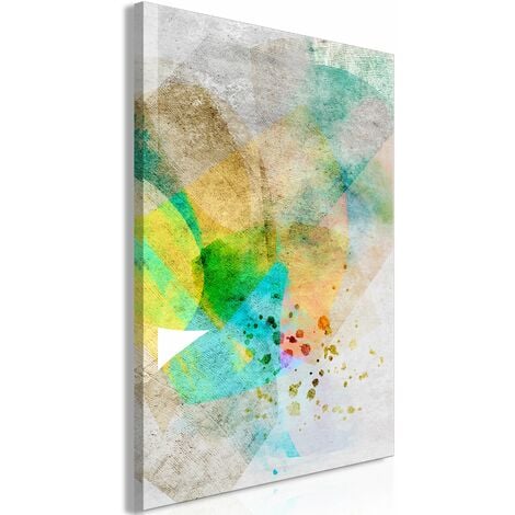 Tableau toile de décoration murale impression premium en 1 partie sur châssis en bois motif Butterfly and Dreams 20x30 cm 110014173 - 1