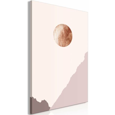 Tableau toile de décoration murale impression premium en 1 partie sur châssis en bois motif Planète montagne 20x30 cm 110013992 (1/3)