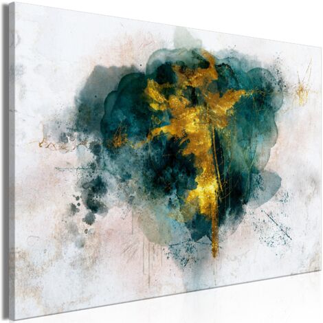 Tableau toile de décoration murale impression premium en 1 partie sur châssis en bois motif Heure d'or 30x20 cm 110013716 (1/3)