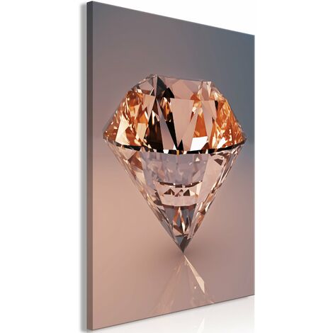 Tableau toile de décoration murale impression premium en 1 partie sur châssis en bois motif Diamant coûteux 20x30 cm 110014466 (1/3)