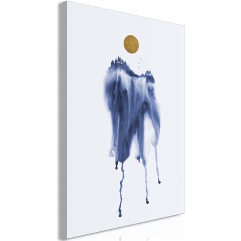 Tableau toile de décoration murale impression premium en 1 partie sur châssis en bois motif Watercolour Abstraction 20x30cm 110013139 (1/3)