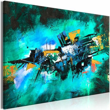 murando   Tableau décoratif ville 90x60 cm   Impression sur toile colorée   Décoration murale pour salon et chambre   Architecture paysage ville vue mer depuis la fenêtre italie d C 0226 b a