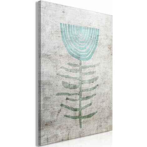 Tableau toile de décoration murale impression premium en 1 partie sur châssis en bois motif Lys bleu 20x30cm 110013860 (1/3)