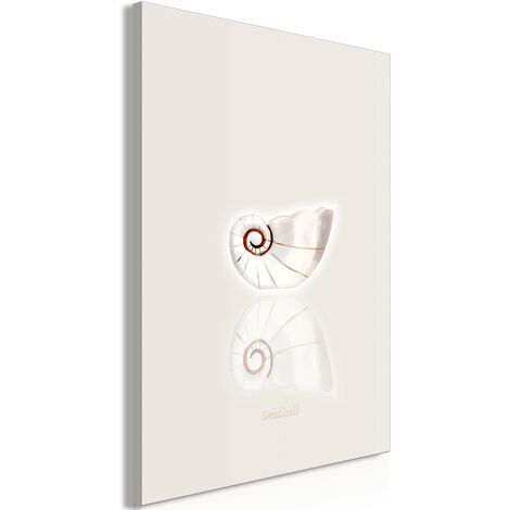 Tableau toile de décoration murale impression premium en 1 partie sur châssis en bois motif Coquille en céramique 20x30cm 110013854 (1/3)