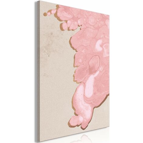Tableau toile de décoration murale impression premium en 1 partie sur châssis en bois motif Marée pastel 20x30 cm 110014367 (1/3)