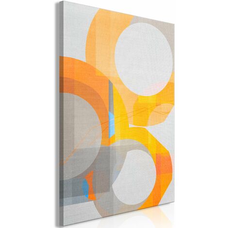 Tableau toile de décoration murale impression premium en 1 partie sur châssis en bois motif Multicolore 80x120 cm 110013403 (1/3)