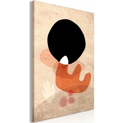 Tableau toile de décoration murale impression premium en 1 partie sur châssis en bois motif Pierre noire 20x30 cm 110013450 (1/3)