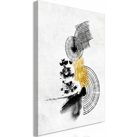 Tableau toile de décoration murale impression premium en 1 partie sur châssis en bois motif Paysage avec le soleil 20x30 cm 110013700 (1/3)