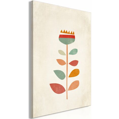 Tableau toile de décoration murale impression premium en partie sur châssis en bois motif Queen of Flowers (1 Part) 20x30cm 110013864 (1/3)