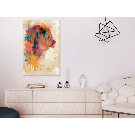 Toile Guerrier armé / 60x90cm / Fabriqué en France / DADA ART | Leroy Merlin