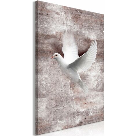 Tableau toile de décoration murale impression premium en 1 partie sur châssis en bois motif L'amour en vol 20x30 cm 110015079 (1/3)