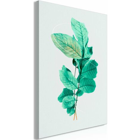 Tableau toile de décoration murale impression premium en 1 partie sur châssis en bois motif Grâce à la Menthe 20x30 cm 110015870 (1/3)